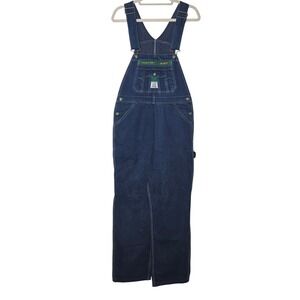 Lady Liberty Denim Overalls Womens 10 Tall Dark Wash Bib TLO18006DB Workwear